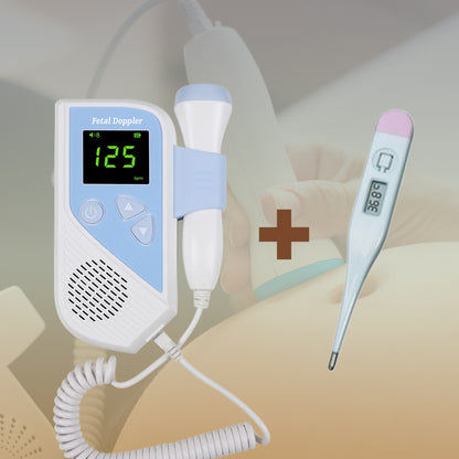 Detector de Latidos Fetal Sinohero + Termómetro Digital Punta Flexible