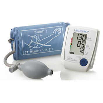 Monitor de presión arterial de brazo semiautomático (Suflado Manual)